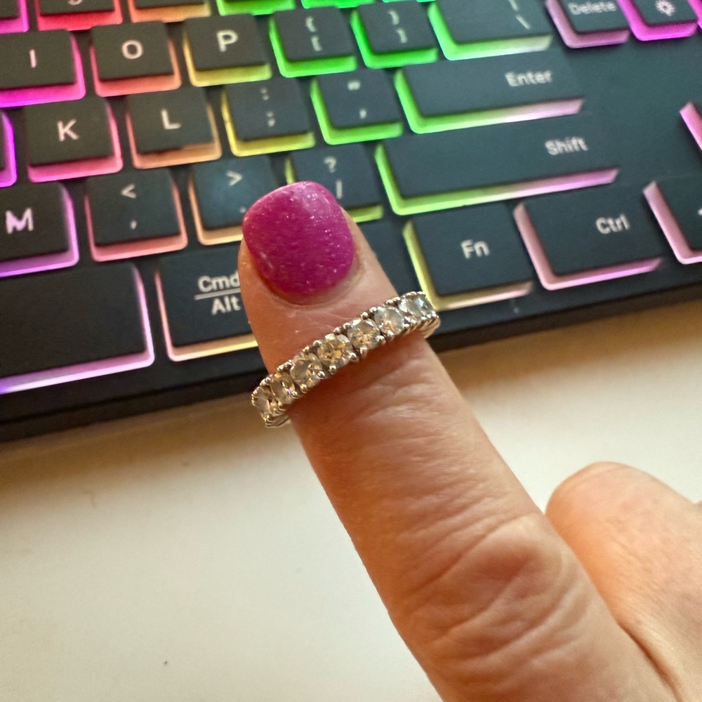 Size 5.5 diamond eternity ring